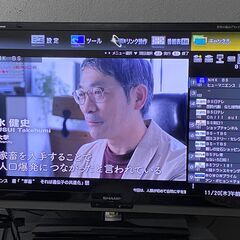 SHARP液晶テレビ正常動作品　40インチ・3D対応の画像