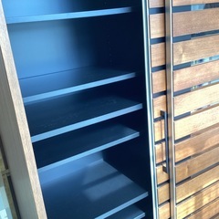 ⭐️春日市⭐️レンジボード⭐️シギヤマ家具⭐️収納力⭐️木目調⭐️スライド式⭐️定価192,000円⭐️No2046の画像