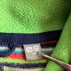 ユニクロ　フリース　ジャンパー　ジャケット　130の画像