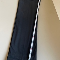 ★美品★UNIQLO ユニクロ　タックワイドパンツ　ブラッシュドツイル・丈長めの画像