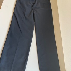 ★美品★UNIQLO ユニクロ　タックワイドパンツ　ブラッシュドツイル・丈長めの画像