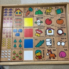 くもん　ひらがな積み木　ひらがなカードの画像