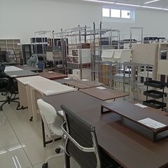 ★リユースのサカイ日立店★HJ8347 NITORI デスク ナチュラルホワイト H72×D45×W90 クリーニング済み の画像