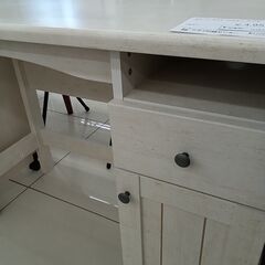 ★リユースのサカイ日立店★HJ8347 NITORI デスク ナチュラルホワイト H72×D45×W90 クリーニング済み の画像
