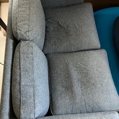 2人掛けソファ　50円　即日の方優先　の画像