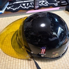 シールドと耳当ての付いたバカヘルの画像