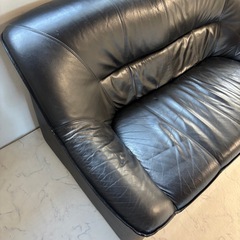 【取引中】ソファ黒の画像