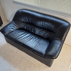 【取引中】ソファ黒の画像