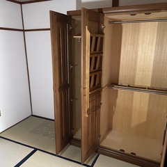 あげます♪(´ε｀ )  無料　洋服タンス　桐製家具　収納家具　　の画像