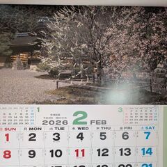 カレンダー　壁掛け　の画像