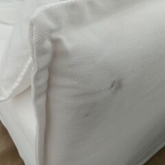 ★リユースのサカイ日立店★HJ8351 IKEA ソファ ホワイト H75×D93×W160 クリーニング済み の画像