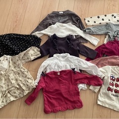 秋冬服女の子　100㎝　19点まとめ売り　アウター2着入り★の画像