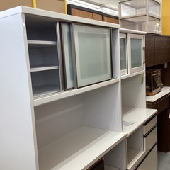 ⭐️春日市⭐️二面レンジボード⭐️マナベインテリア⭐️レンジボード⭐️LOOP⭐️日本製⭐️シンプル⭐️定価79,800円⭐️No2145の画像