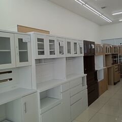 ★リユースのサカイ日立店★HJ8352  レンジボード ベージュ H184×D41.5×W90 クリーニング済み の画像