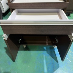 レジンボード レンジ台 ウォールナット 縦1000奥450横540mm【美品】の画像