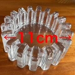 ガラス灰皿3個セットの画像