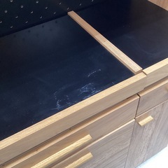 ⭐️春日市⭐️レンジボード⭐️東馬⭐️木目調⭐️モダン⭐️ホワイトオーク材⭐️ナチュラル⭐️定価104,600円⭐️No2159の画像