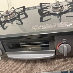 2022年　リンナイ　都市ガスコンロ   くろ黒の画像