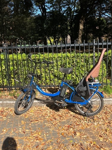 PAS Babby電動アシスト自転車 チャイルドシート付き ブルー
