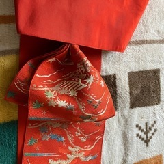 半幅帯　絹　レディース
の画像