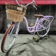 NO:91子供自転車 シルバーリングキュート 24インチの画像