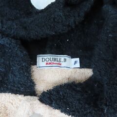 ミキハウス　ダブルB　タオルポンチョの画像