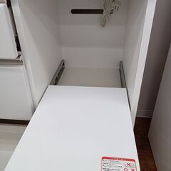 ★リユースのサカイ水戸店★ NITORI レンジボード ホワイト H201×D45×W120.5 クリーニング済み MT6314の画像