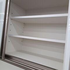 ★リユースのサカイ水戸店★ NITORI レンジボード ホワイト H201×D45×W120.5 クリーニング済み MT6314の画像