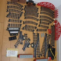 プラレール　ディーゼル１台（動作確認済）＆客車２台：中古品の画像