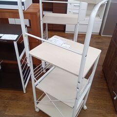 ★リユースのサカイ水戸店★  レンジ台 ライトブラウン H131.5×D44×W49 クリーニング済み MT6315の画像