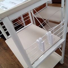 ★リユースのサカイ水戸店★  レンジ台 ライトブラウン H131.5×D44×W49 クリーニング済み MT6315の画像