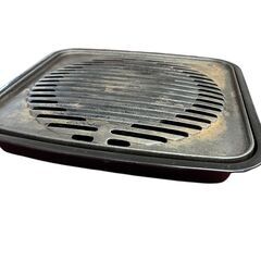 焼肉グリル 中サイズ 29×27cm カセットコンロ用 鉄鋳物製の画像
