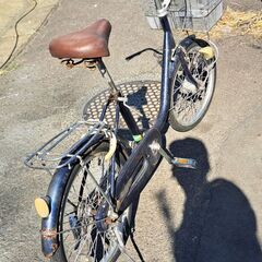 【リサイクルショップどりーむ天保山店】No.547　自転車　20インチ　ＬＥＤオートライト・カゴ・鍵付き🎵の画像