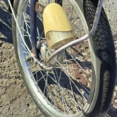 【リサイクルショップどりーむ天保山店】No.547　自転車　20インチ　ＬＥＤオートライト・カゴ・鍵付き🎵の画像