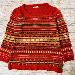 【DOG DEPT】冬用　あったかニット　長そで　レディース　Lサイズの画像