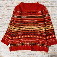 【DOG DEPT】冬用　あったかニット　長そで　レディース　Lサイズの画像