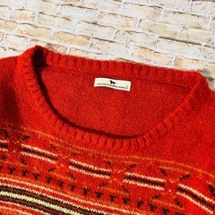 【DOG DEPT】冬用　あったかニット　長そで　レディース　Lサイズの画像