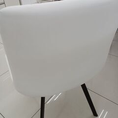 ★リユースのサカイ日立店★HJ8353  チェア ホワイト H83×D44×W51 クリーニング済み の画像