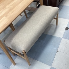 ⭐️春日市⭐️4点ダイニングセット⭐️N I T O R I⭐️ニトリ⭐️ダイニング⭐️天然木⭐️オシャレ⭐️定価92,490円⭐️No2158の画像