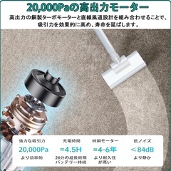 コードレス掃除機　強力吸引　新品　の画像