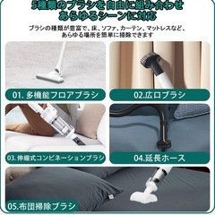 コードレス掃除機　強力吸引　新品　の画像