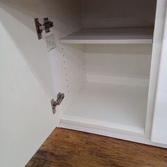 ★リユースのサカイ水戸店★ NITORI レンジ台 ホワイト H115×D40.5×W119.5 クリーニング済み MT6316の画像