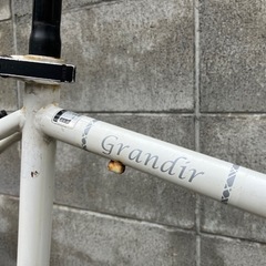 ジャンク扱い　Grandir ロードバイクスチールフレームの画像