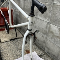 ジャンク扱い　Grandir ロードバイクスチールフレームの画像