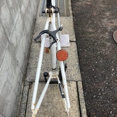 ジャンク扱い　Grandir ロードバイクスチールフレームの画像