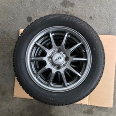 スタッドレス　ブリザックVRX 155/65R14 アルミホイール 付き4本セット　の画像