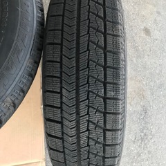 スタッドレス　ブリザックVRX 155/65R14 アルミホイール 付き4本セット　の画像