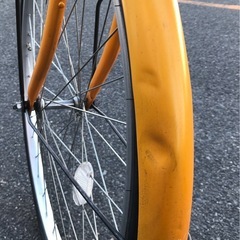 ジモティ割引有★【ジャングルジャングル岸和田店】ママチャリ　オレンジ　26インチ　南大阪 岸和田市 貝塚市 泉佐野市 和泉市 忠岡町 熊取町の画像