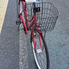 【リサイクルショップどりーむ天保山店】No.550　自転車　26インチ　7段切り替え・カゴ付き🎵の画像