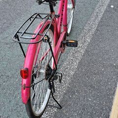 【リサイクルショップどりーむ天保山店】No.550　自転車　26インチ　7段切り替え・カゴ付き🎵の画像